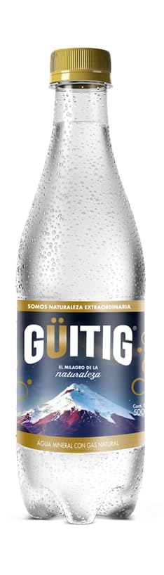 Guitig Sparkling Nature Water Net Wt. 500 ML (Pack of 24)