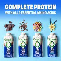 High Protein Shake, Chocolate Fudge, 38g Protein, 14 fl oz Bottles, 24 Pack