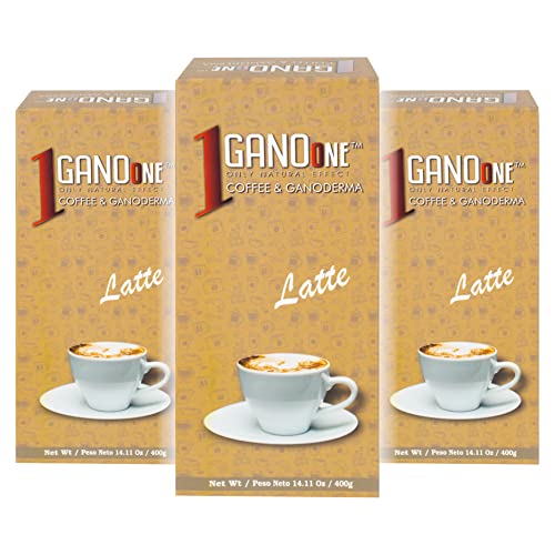 Reishi Mushroom Instant Latte Coffee, 20 Sachets