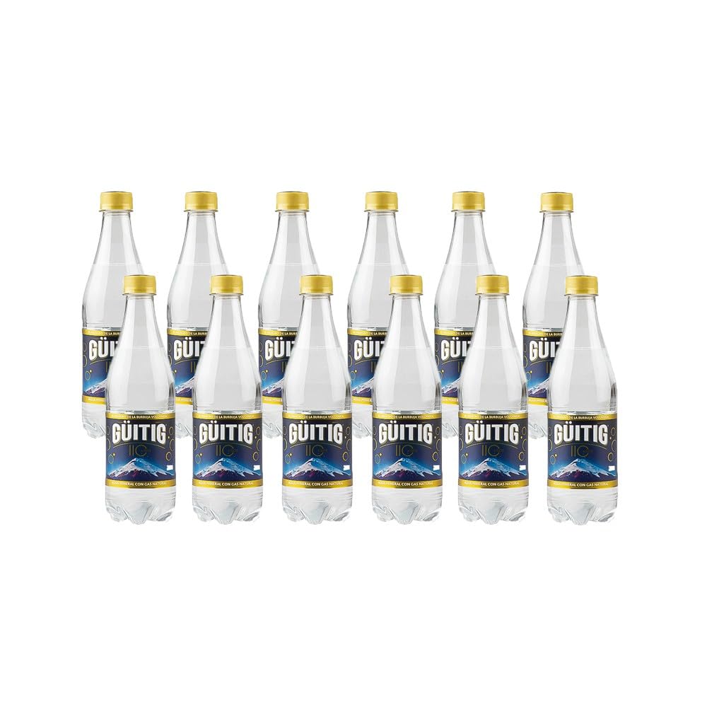Guitig Sparkling Nature Water Net Wt. 500 ML (Pack of 24)