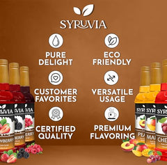 Syruvia Variety Pack Gluten-Free, Kosher, 25.4 fl oz Bottles