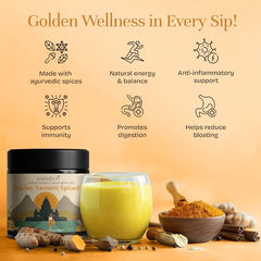 Golden Milk Turmeric Latte Powder with Ginger & Cinnamon