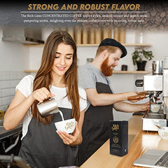 Instant Black Coffee with Ganoderma Extract, Reishi Mushroom, 15 Boxes × 30 Sachets