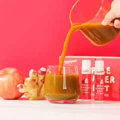 Cold-Pressed Apple & Ginger Wellness Shots, 25ml Bottles, 14 Pack