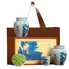 2025 Premium Mingqian Longjing Green Tea Gift Box, 250g