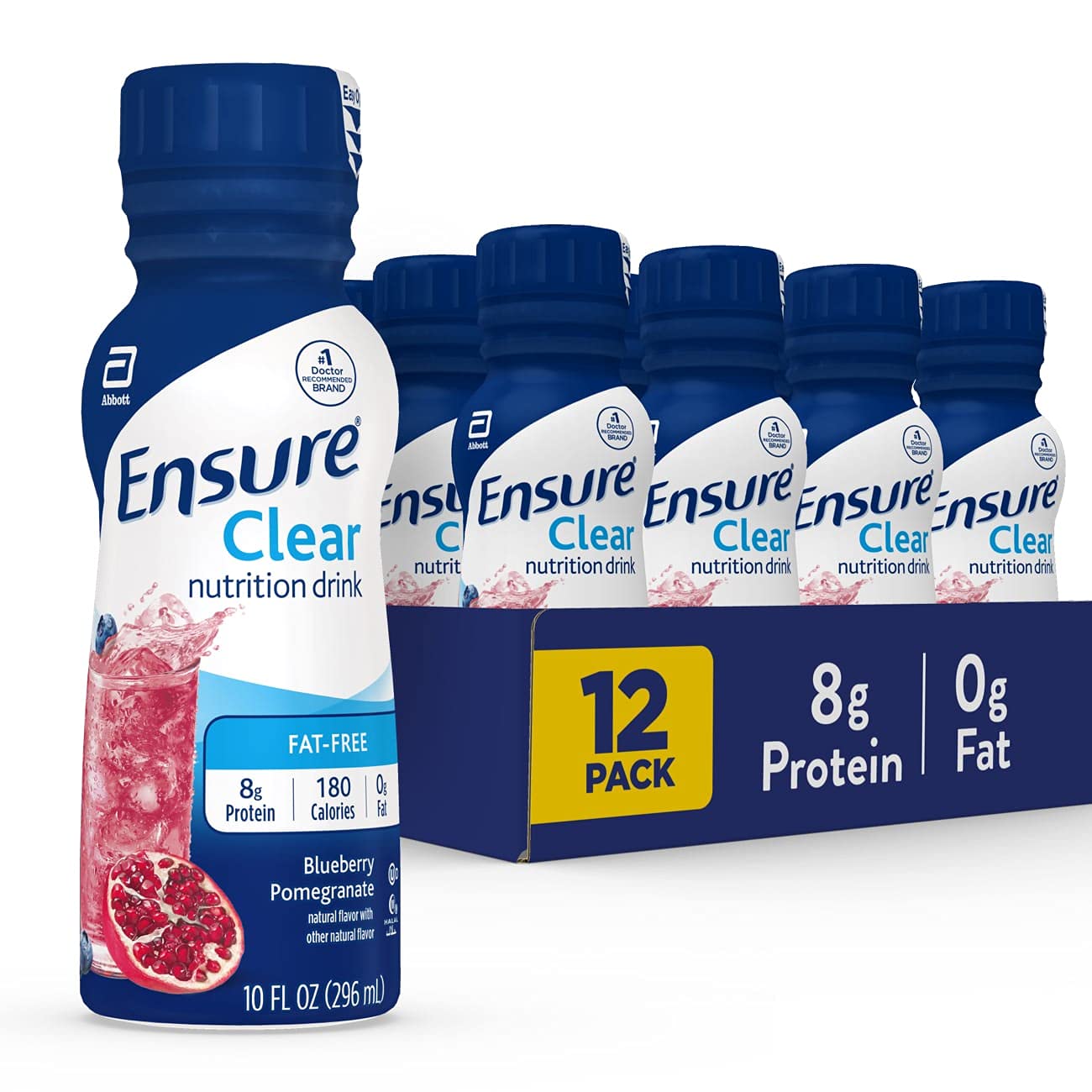Plant-Based Protein Shake & Clear Nutrition Drink Variety Pack, 10 fl oz Bottles