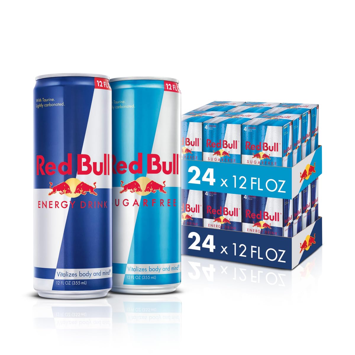 Energy Drink Variety Pack, Original & Sugar Free, 12 fl oz Cans, 48 Pack