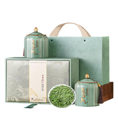 Que She Green Tea Gift Set, Loose Leaf, 200g