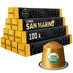 Italian Espresso Coffee Capsules Variety Pack, 100 Aluminum Pods Compatible with Nespresso Original Machines