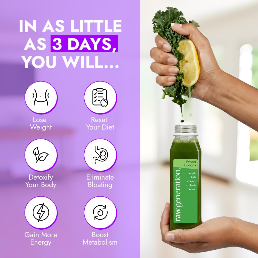 Cold Pressed Juice Variety Pack, 100% Plant-Based Juice