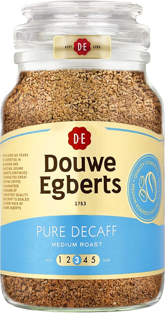 Douwe Egberts Pure Decaff Instant Coffee 6.7oz/190g (Pack of 6)