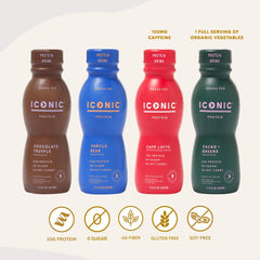 Protein Shake Variety Pack, 20g Protein, Low Carb, Sugar Free, 48 Pack