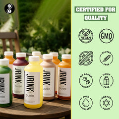 Cold Pressed Organic Juice Cleanse, 2-Day Vegetable & Fruit Detox Drink, Frozen Juice Collection