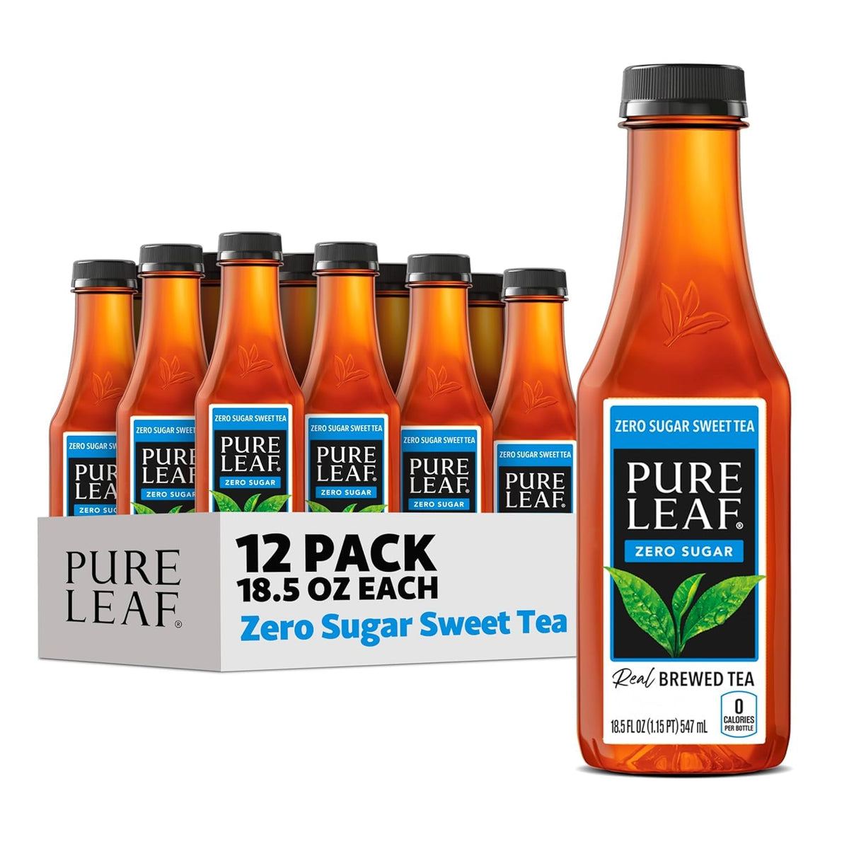 Zero Sugar Sweet Iced Tea, 18.5oz Bottles, 36 Pack