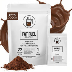 Keto Cocoa Meal Replacement Powder with Grass Fed Butter, MCT Oil & Coconut