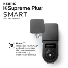 Smart Single-Serve Coffee Maker with Bold Roast Coffee Pods, 32 Count