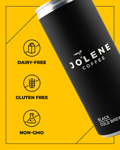 Black Cold Brew Coffee & Oat Milk Latte, Dairy-Free, Gluten-Free