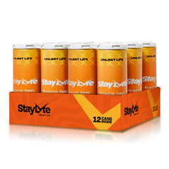 Sparkling Electrolyte Energy Drink Variety Pack, 425mg Electrolytes, 50mg Caffeine, 12 Pack