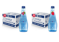 Sparkling Flavored Water, 11oz Glass Bottles, Variety Pack, Available in 12 or 24 Pack