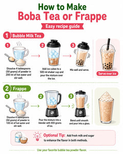 Brown Sugar Milk Tea Powder, 3-in-1 Instant Drink Mix, 2.2 lb