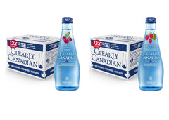 Sparkling Flavored Water, 11oz Glass Bottles, Variety Pack, Available in 12 or 24 Pack