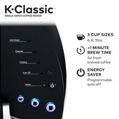 Classic Single-Serve Coffee Maker with Coffee Variety Pods, 40 Count