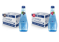 Sparkling Flavored Water, 11oz Glass Bottles, Variety Pack, Available in 12 or 24 Pack