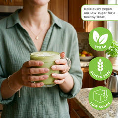 Strawberry Matcha Latte Powder Mix with Premium Japanese Matcha