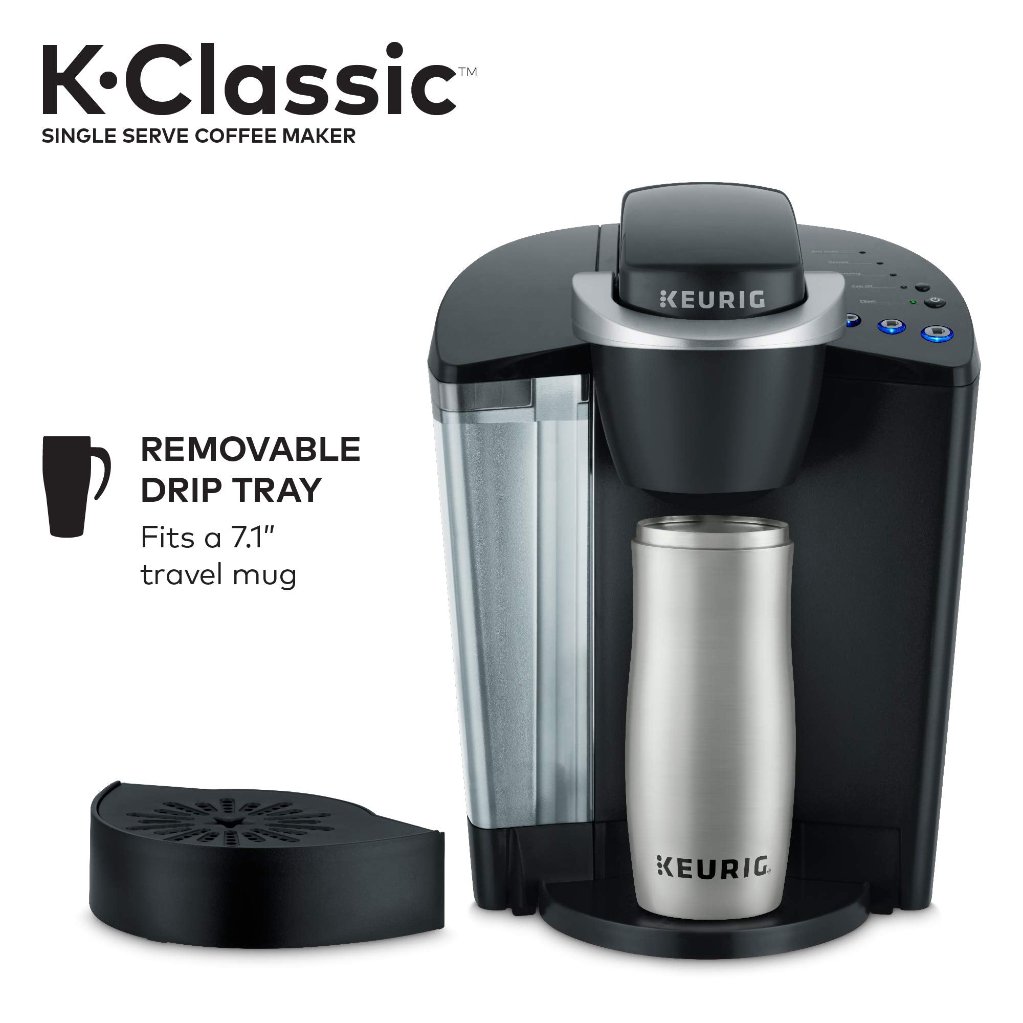 Classic Single-Serve Coffee Maker with Coffee Variety Pods, 40 Count