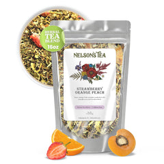 Strawberry Orange Peach Rooibos Herbal Tea, Caffeine-Free, Loose Leaf