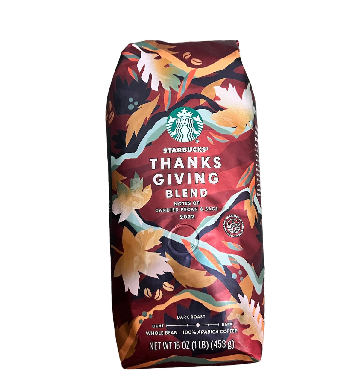 Starbucks Whole Bean Caffeinated Bag No dark_roast