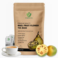 Bael Fruit Herbal Tea Bags, Caffeine-Free Floral Infusion