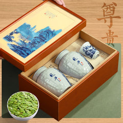 2025 Premium Mingqian Longjing Green Tea Gift Box, 250g