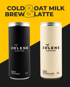 Black Cold Brew Coffee & Oat Milk Latte, Dairy-Free, Gluten-Free