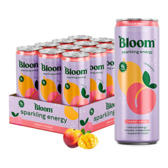 Sparkling Energy Drink, Natural Caffeine, Zero Sugar, 180mg Caffeine, Prebiotics