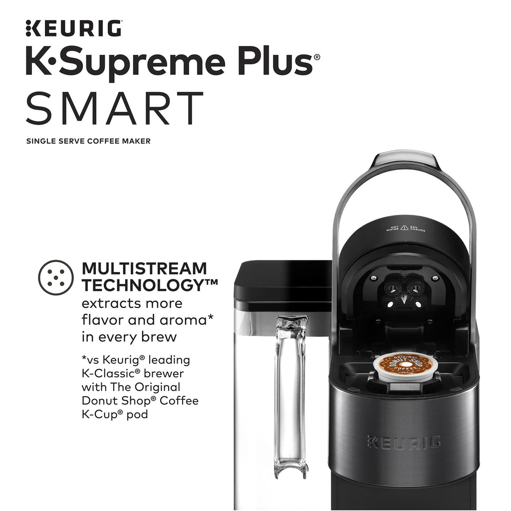 Smart Single-Serve Coffee Maker with Bold Roast Coffee Pods, 32 Count