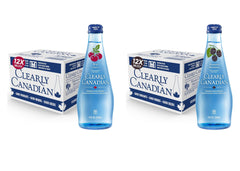 Sparkling Flavored Water, 11oz Glass Bottles, Variety Pack, Available in 12 or 24 Pack