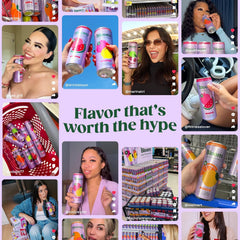 Sparkling Energy Drink, Natural Caffeine, Zero Sugar, 180mg Caffeine, Prebiotics