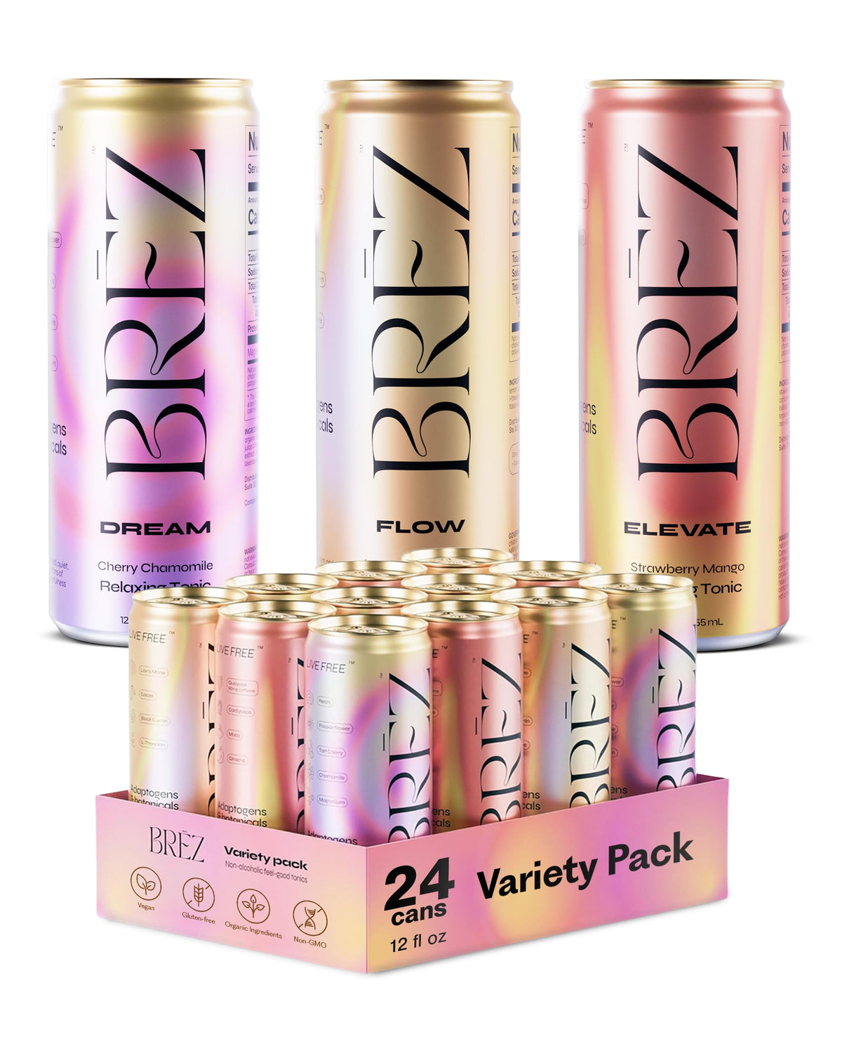 BRĒZ Mushroom Drink Variety Pack