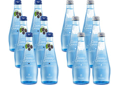 Sparkling Flavored Water, 11oz Glass Bottles, Variety Pack, Available in 12 or 24 Pack