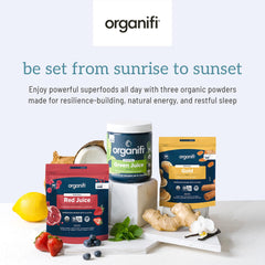 Organic Superfood Powder Variety Pack, Green Juice, Red Juice & Golden Milk, 30-Day Supply