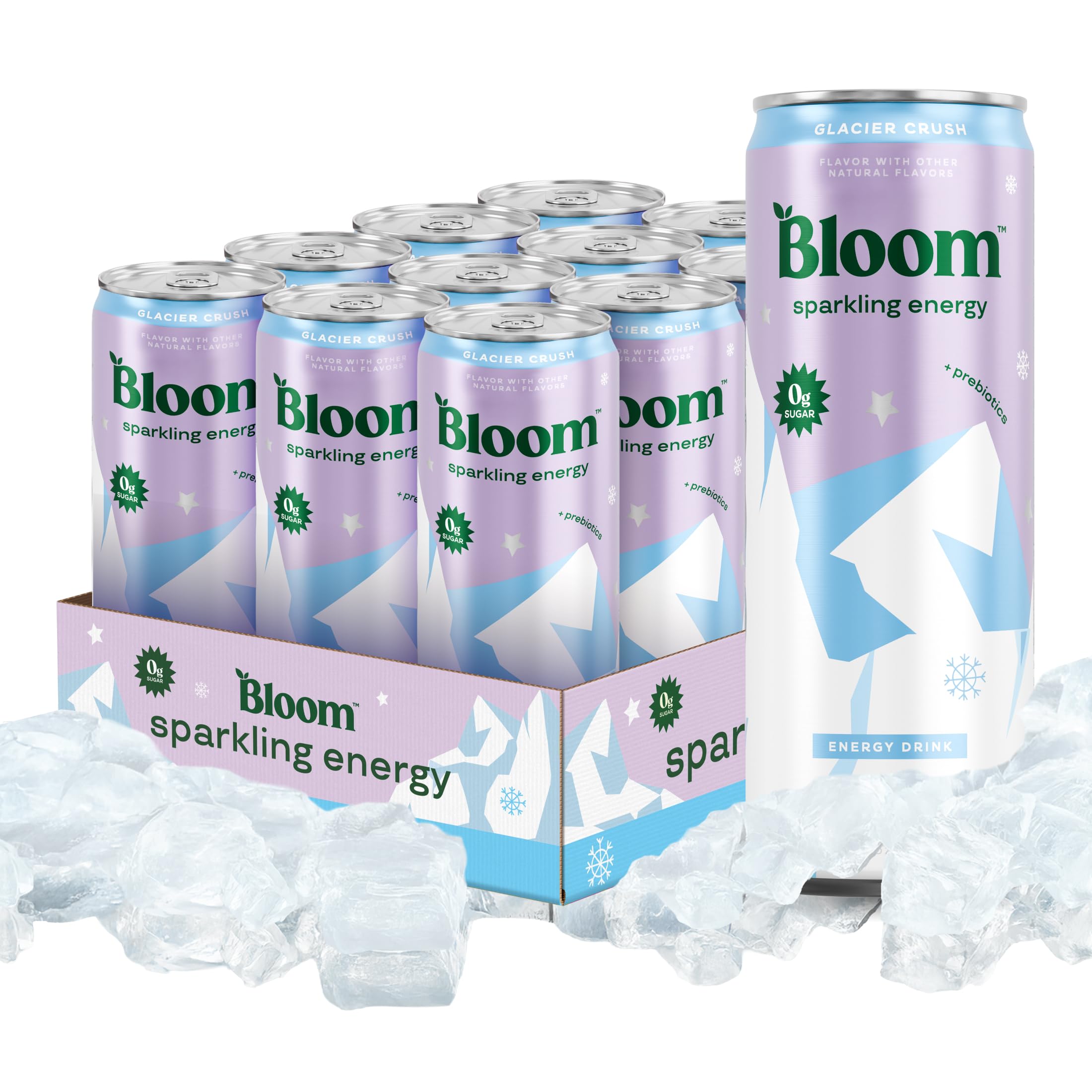 Sparkling Energy Drink, Natural Caffeine, Zero Sugar, 180mg Caffeine, Prebiotics