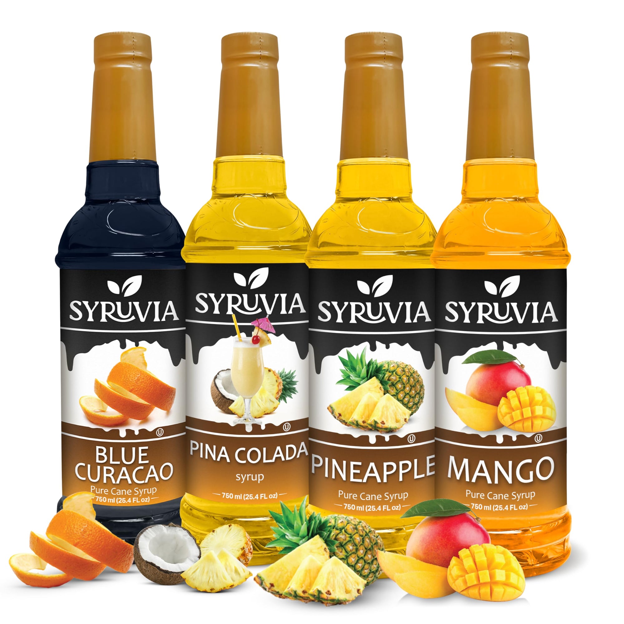 Syruvia Variety Pack Gluten-Free, Kosher, 25.4 fl oz Bottles