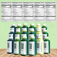 Cold Pressed Organic Juice Cleanse, 2-Day Vegetable & Fruit Detox Drink, Frozen Juice Collection