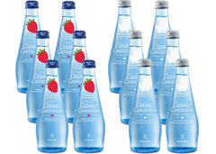 Sparkling Flavored Water, 11oz Glass Bottles, Variety Pack, Available in 12 or 24 Pack