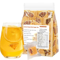 Lemon Honey Rock Candy Tea 10.93oz Individual Package Sugar Cubes Vegan