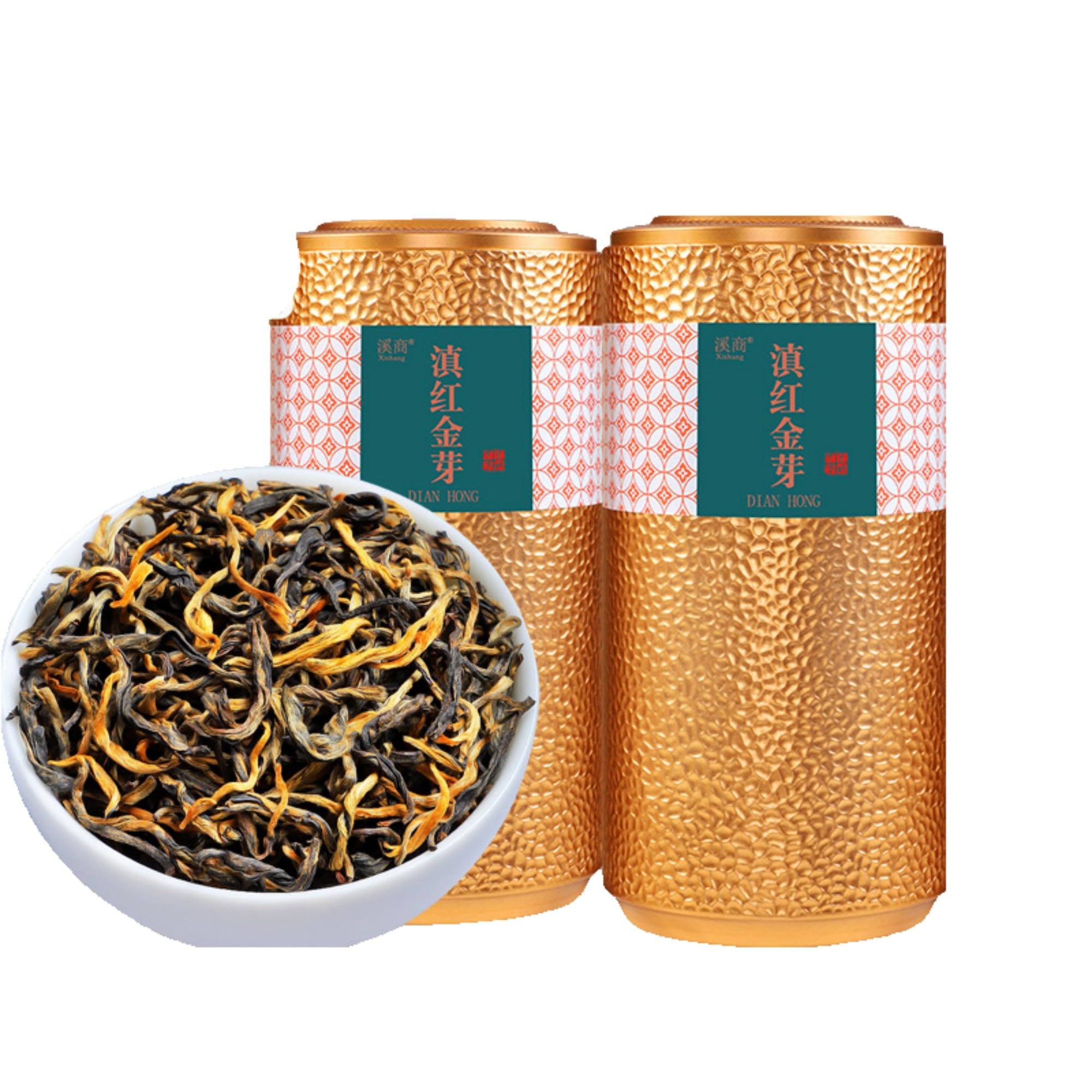 Yunnan Golden Bud Black Tea, Ancient Tree Honey Aroma, Loose Leaf, 500g