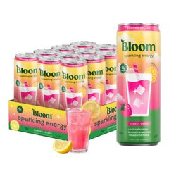 Sparkling Energy Drink, Natural Caffeine, Zero Sugar, 180mg Caffeine, Prebiotics
