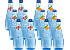 Sparkling Flavored Water, 11oz Glass Bottles, Variety Pack, Available in 12 or 24 Pack