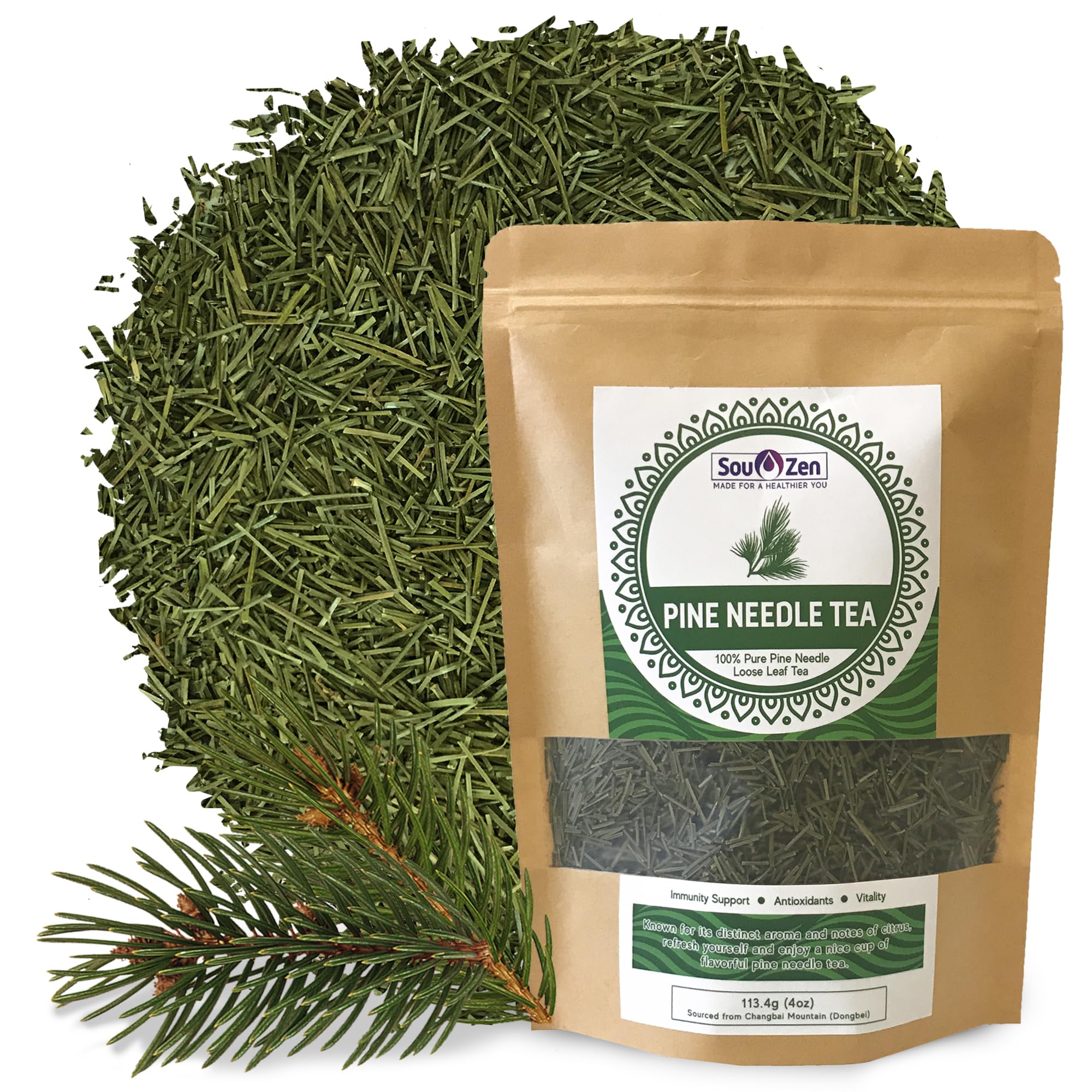 Pine Needle & Earl Grey Lavender Loose Leaf Tea Set, 8oz